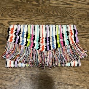 Stella & Dot multi colored clutch